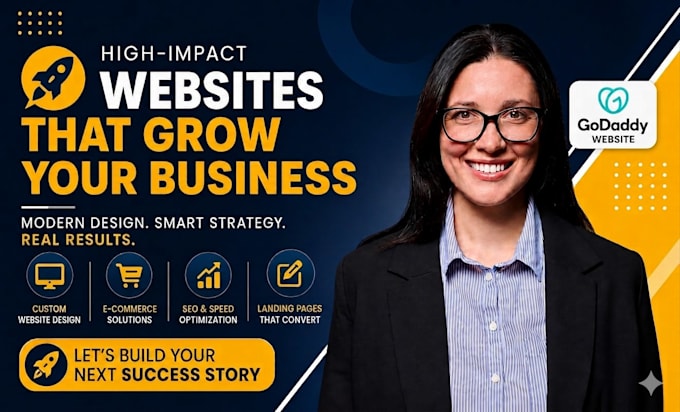 design godaddy website, godaddy builder, fix wordpress issues, website design