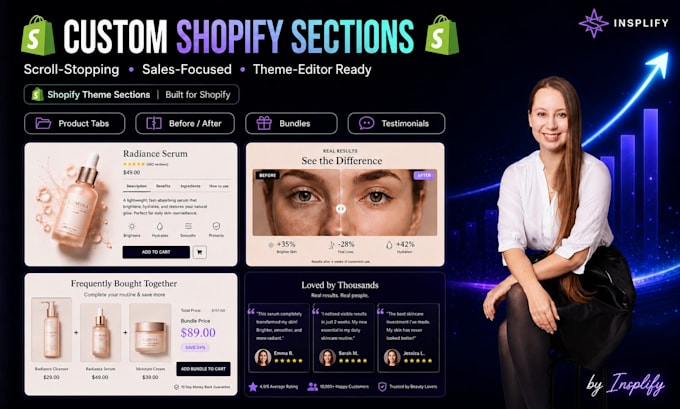 design and code custom shopify sections for your store