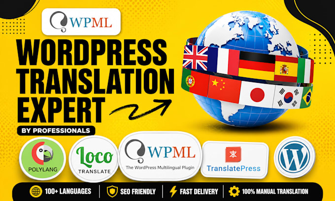 design wordpress multilingual website with wpml translator polylang hreflang SEO