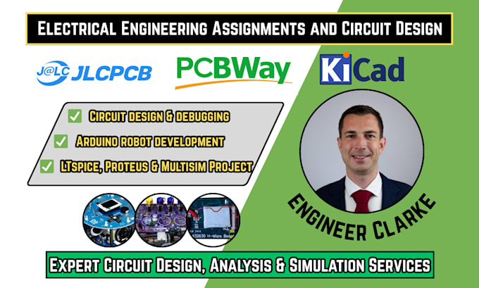 do electrical engineering and circuit design on multisim, proteus, and ltspic
