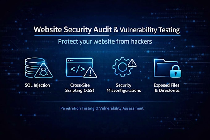 do website security audit and vulnerability report