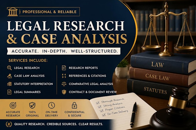 professional legal research and case analysis