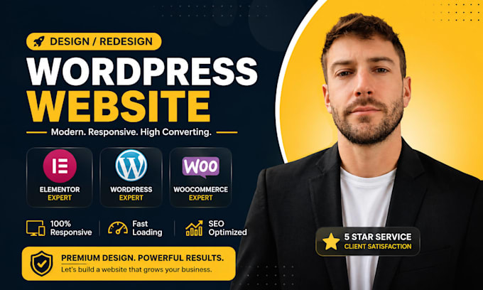 create wordpress website redesign wordpress website wordpress elementor bug fix