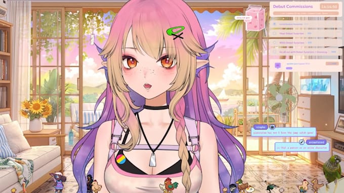 do 2d 3d vtuber model, live2d, vseeface, vroid, furry, vrchat avatar and rigging