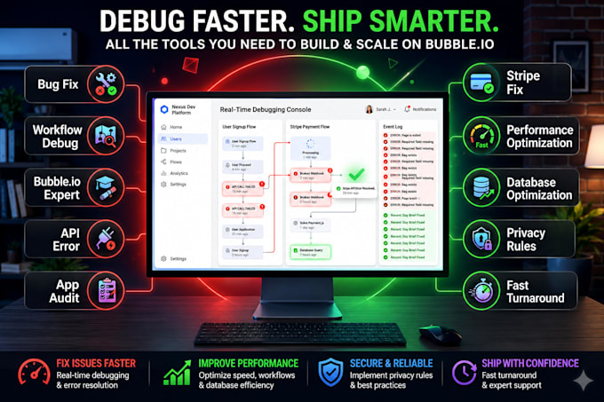 fix slow repeating groups, optimize workload units cost, in your bubble website