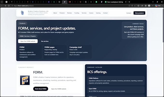 create a custom website for your business or hobby