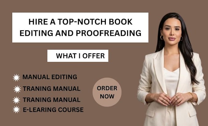 create and edit manual doc, instruction manual, training guide, coaching content