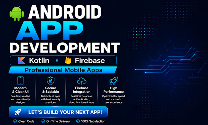 custom android app using flutter firebase, jetpack compose