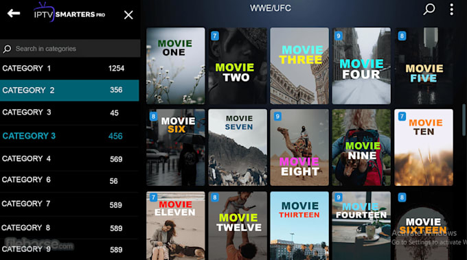build middleware iptv app with admin panel, server for android tv, smart tv app
