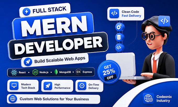 develop full stack mern web application using react and nodejs