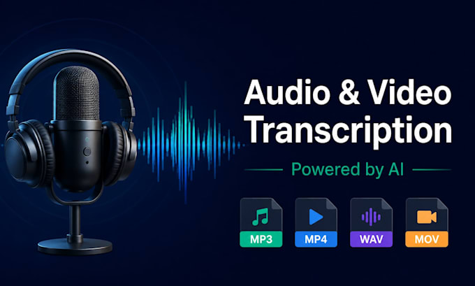 transcribe audio and video to text accurately using ai