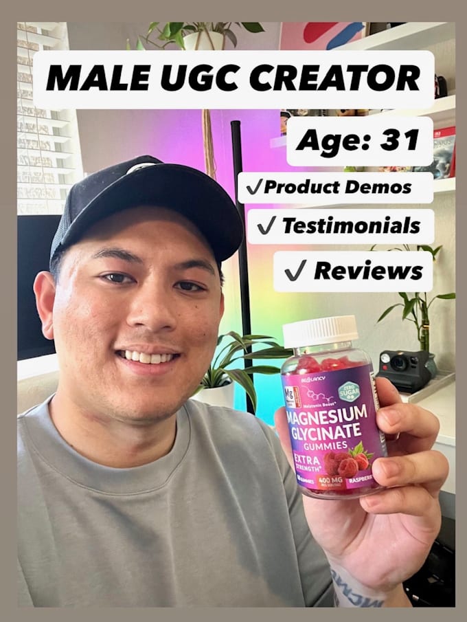 create authentic male ugc videos for your brand