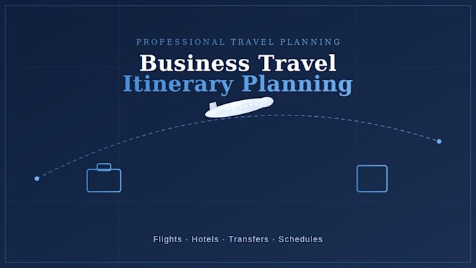 do itinerary business flight travel