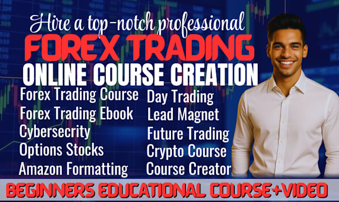 create forex trading course content, forex ebook writing PPT, forex video course