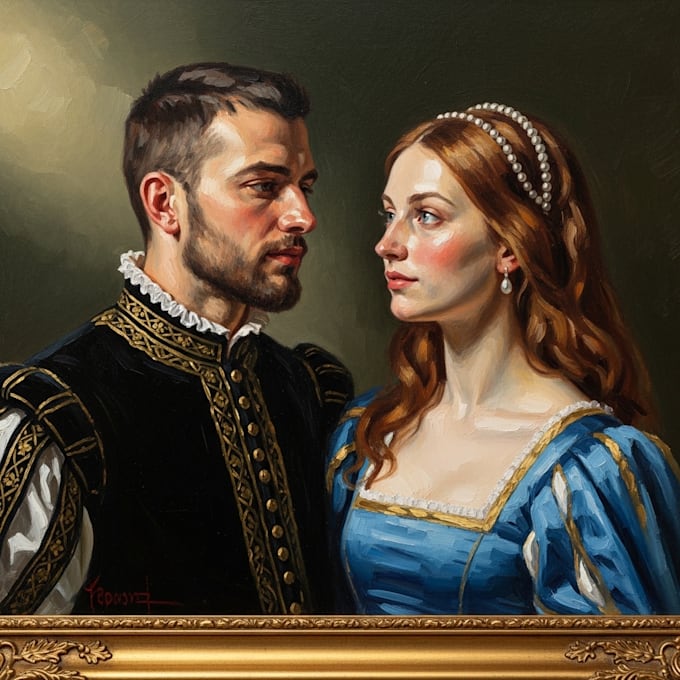 draw digital oil painting