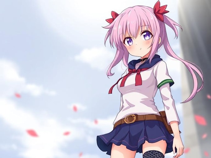 do a anime character