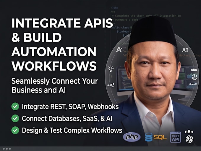fix PHP backend errors, troubleshoot script, or integrate API