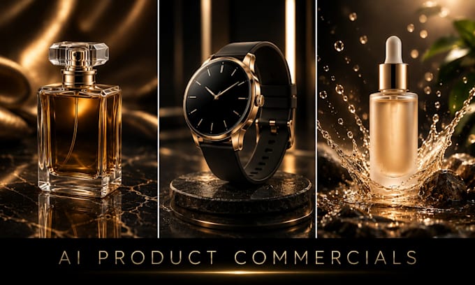 create ai product commercials and product ads