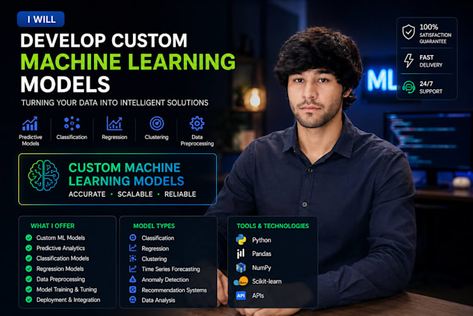 build custom machine learning models using python