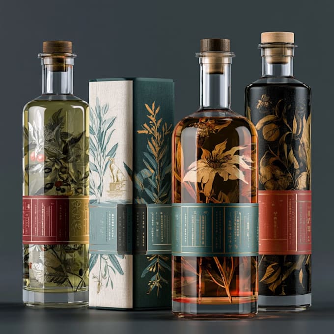 reate minimalist luxury packaging and label designs