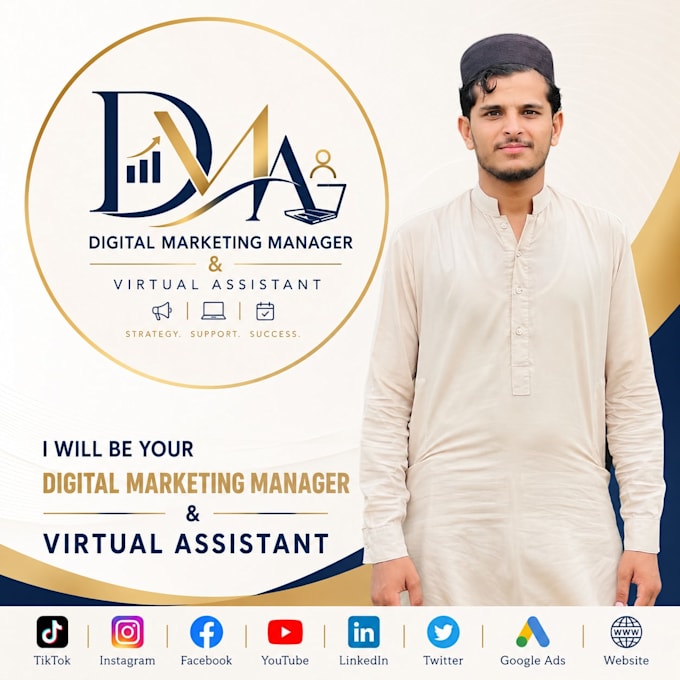 digital marketing manager and virtual assistant