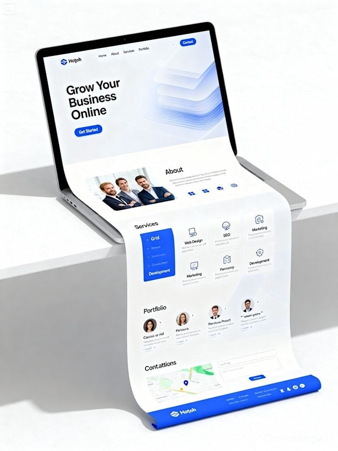 a professional responsive website for your business