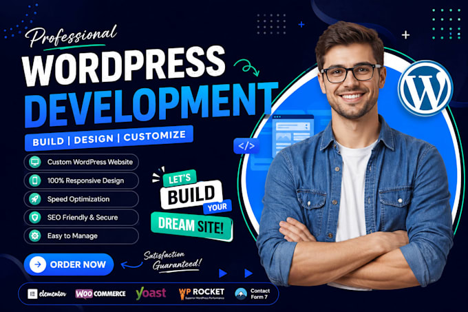 design clean and responsive wordpress website
