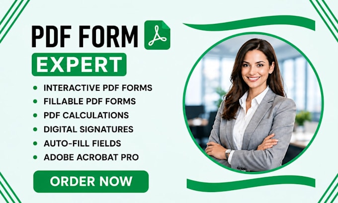 create interactive fillable PDF forms in adobe acrobat with calculations