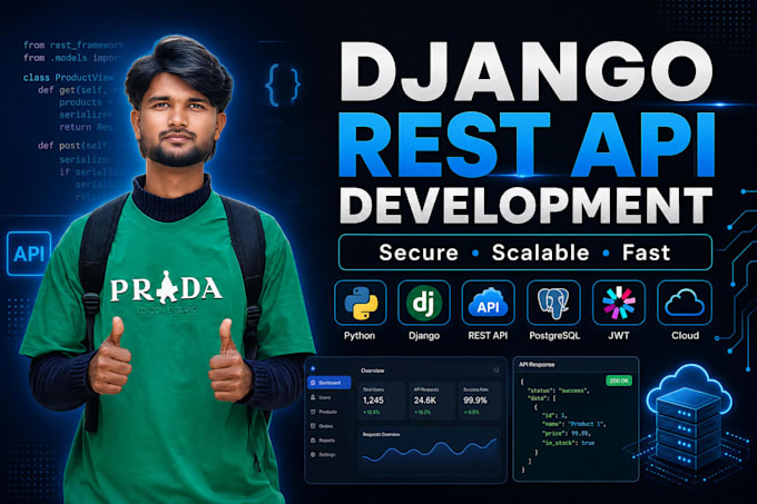 build a django rest API for your web app