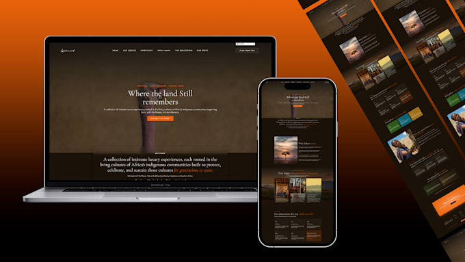 create a custom luxury travel, website with direct booking