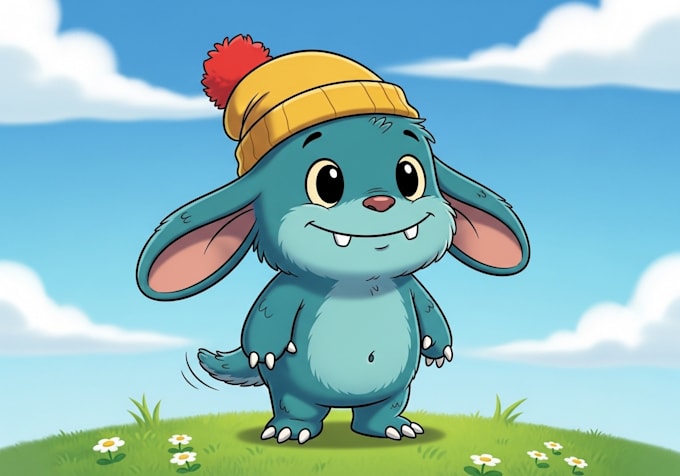 design a cartoon character