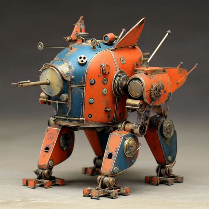 illustrate your mecha, robot and armored characters