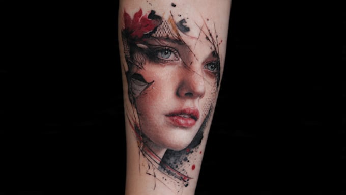create unique realism tattoo design with my style