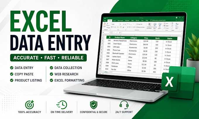 do product listing in excel