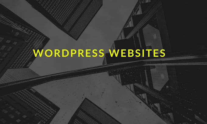 design clean and responsive wordpress website