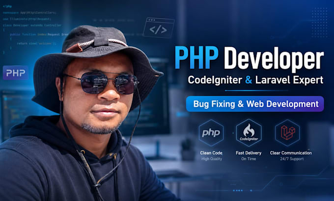 fix PHP, codeigniter and laravel bugs or develop web features
