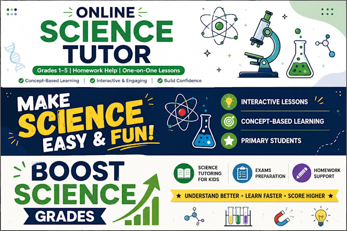 be your online science tutor for grades 1 to 5 with interactive lessons