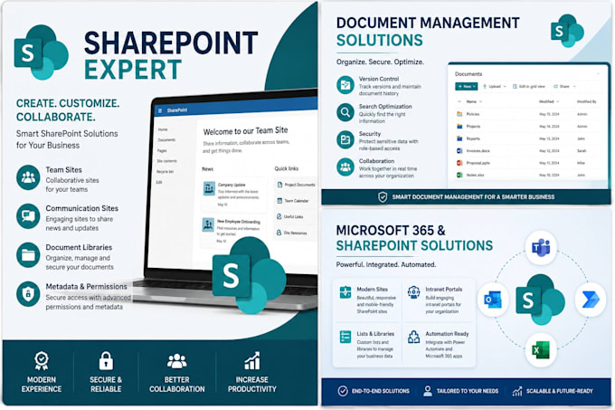 create sharepoint sites and solutions