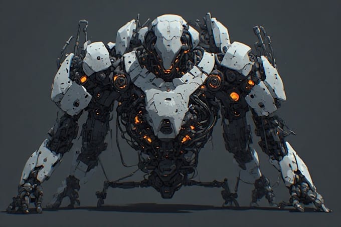 illustrate your mecha, robot and armored characters