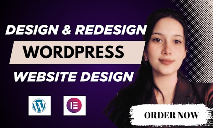 design , redesign business wordpress website using elementor