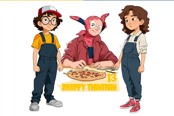 draw anything as a cartoon or cartoon character