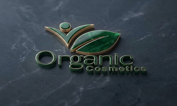 create luxury cosmetic logo and 3d product packaging design