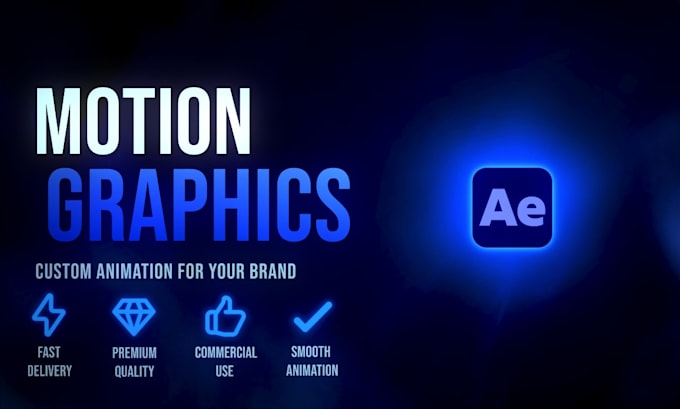 create professional motion graphics and typography animation
