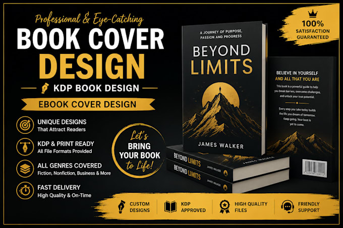design book cover, kdp book design, ebook cover design