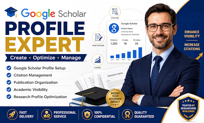create and optimize your google scholar profile professionally