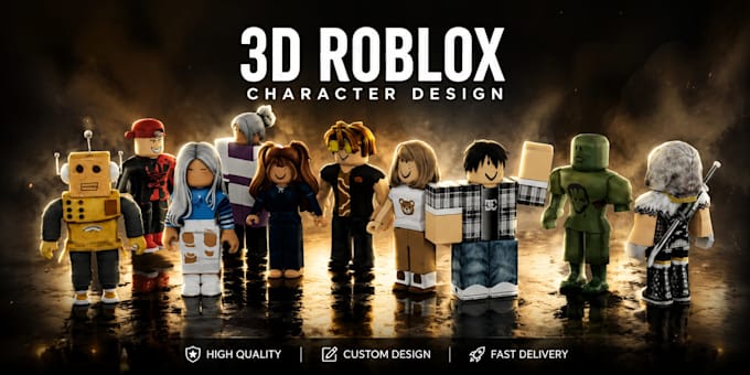 create roblox ugc items, avatars, and 3d models for game