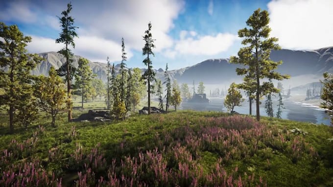 design unity 3d game environment, unity level design game map unity terrain map