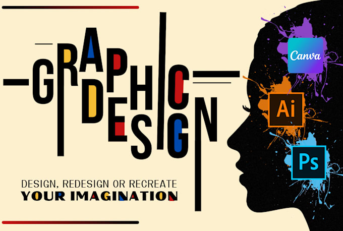 design, redesign, recreate any graphic in canva, photoshop and illustrator