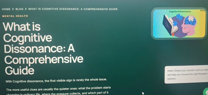 do cognitive science case study, psychology assigned, sensory processing project