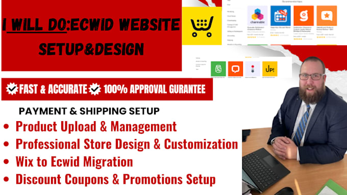 design and develop ecwid store SEO optimized and shopify dropshipping store